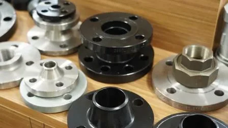 Deslizamento de face elevada ANSI B16.5 em flanges de tubo de aço inoxidável