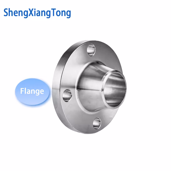 ANSI/DIN/En1092-1 Carbono Forjado/Aço Inoxidável Pn10/16 Soldagem Pescoço/Cego/Deslizamento/Junta Sobreposta/Placa Plana/Soquete RF/FF Flanges de Tubo