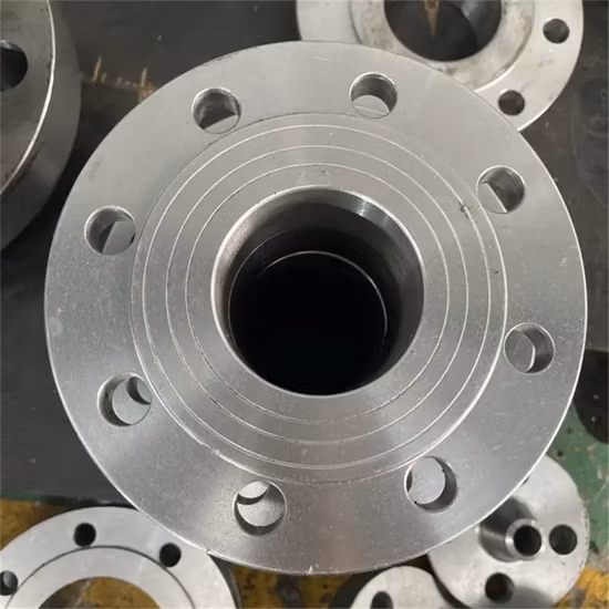Hot Sales ANSI/DIN/GOST/En RF FF A105 flange de aço inoxidável 304L 316L pescoço de solda/deslizamento/flange de tubo de aço forjado cego