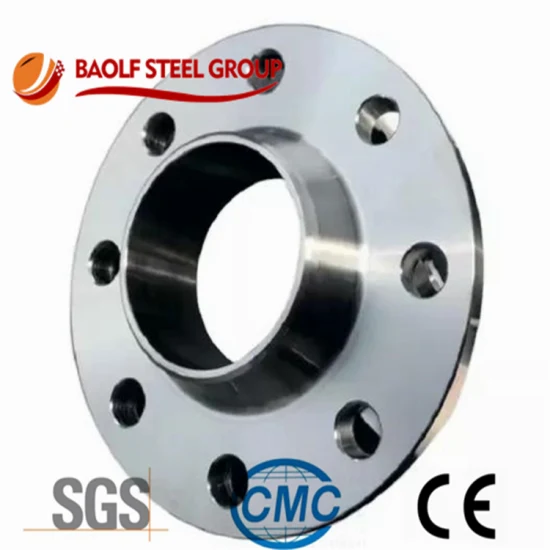 Flanges de pescoço de solda forjadas inoxidáveis ​​deslizantes no flange ANSI ASTM tamanhos completos estoque China fabricante aço carbono